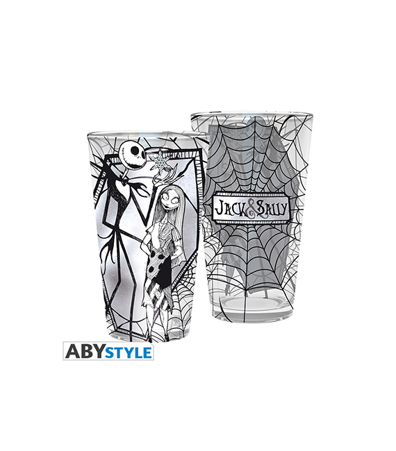 NIGHTMARE BEFORE XMAS verre XXL 400ml JACK & SALLY