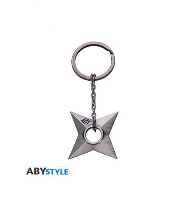 NARUTO SHIPPUDEN porte-clefs 3D SHURIKEN KONOHA