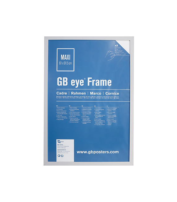 Cadre MDF Blanc pour poster 61x91.5cm GBEye
