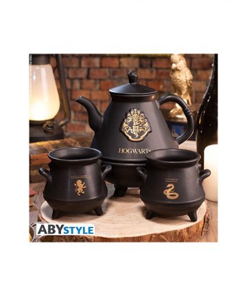 HARRY POTTER set THEIERE + 2 chaudrons POUDLARD