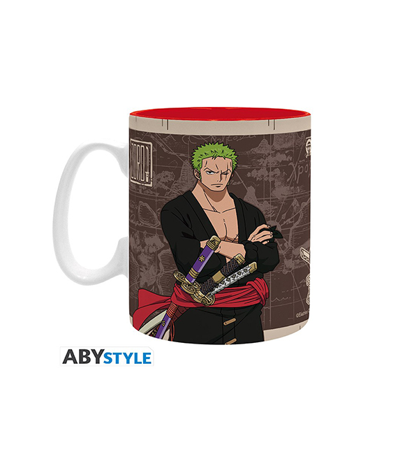 ONE PIECE mug 460ml ZORO WANTED – Image 2