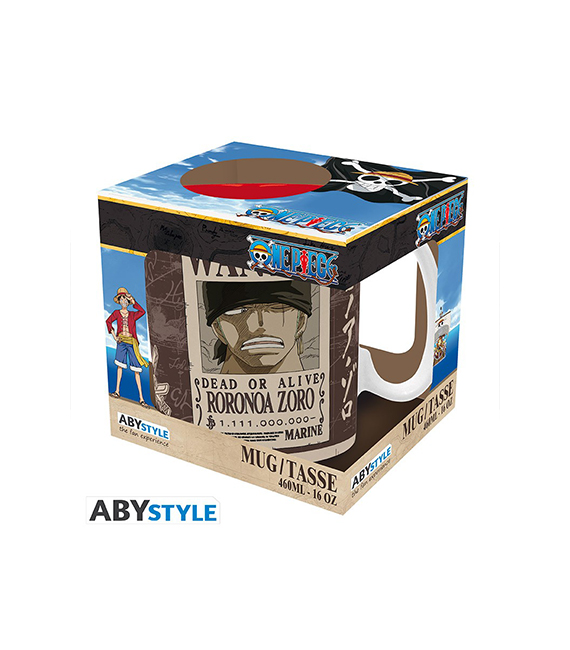 ONE PIECE mug 460ml ZORO WANTED – Image 4