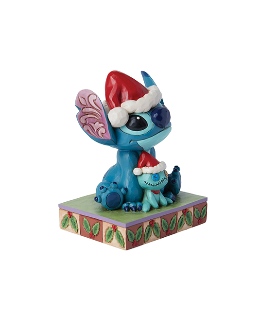 DISNEY Traditions statuette STITCH NOEL with SCRUMP 14cm 6015007 – Image 2