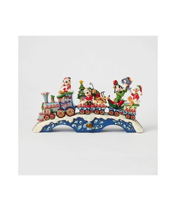 DISNEY Traditions diorama led musical MICKEY & FRIENDS CHRISTMAS TRAIN 6014996