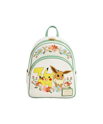 POKEMON Loungefly mini sac à dos Floral PIKACHU & EVOLI (Eevee)