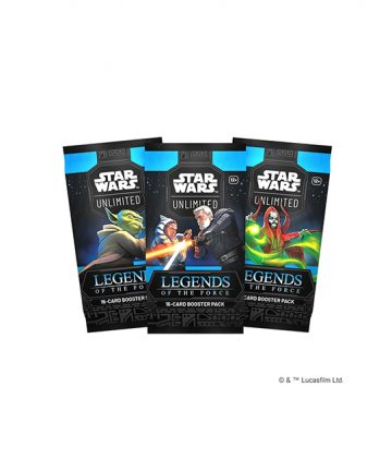 STAR WARS Unlimited boosters de 16 cartes LEGENDES DE LA FORCE