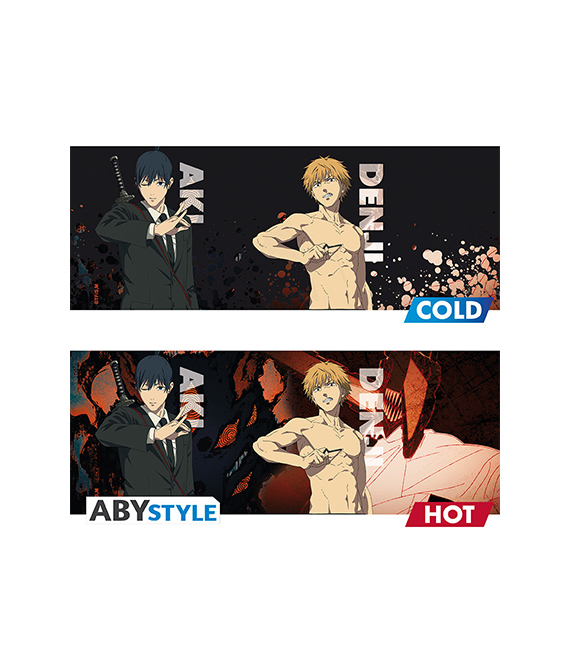 CHAINSAW MAN mug thermique 460ml DENJI & AKI – Image 3