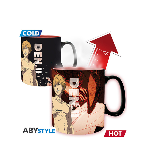 CHAINSAW MAN mug thermique 460ml DENJI & AKI