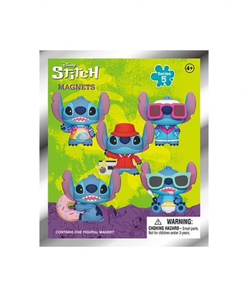 DISNEY 3D foam magnets in blind bags STITCH serie 5