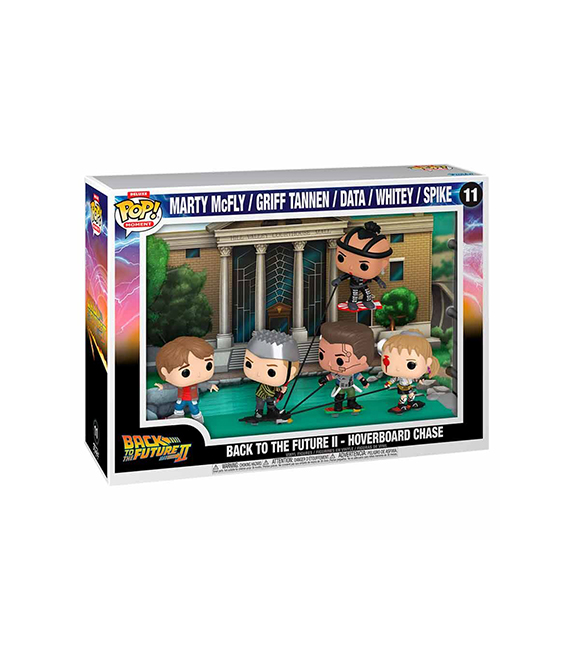 FUNKO POP Moment Deluxe Back to the Future II HOVERBOARD CHASE 11 – Image 2