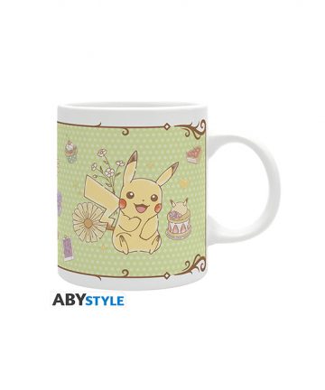 POKEMON mug 320ml PIKACHU & EVOLI CAFE