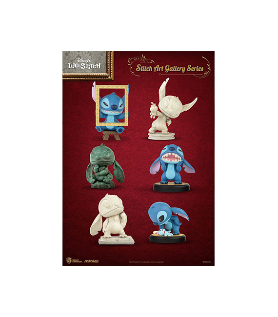 DISNEY Stitch blind box mini egg attack ART GALLERY SERIES