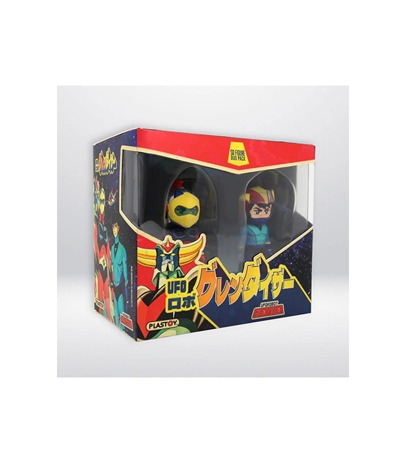 GOLDORAK pack 2 figurines 7cm ACTARUS & ALCOR – Image 2