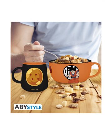 DRAGON BALL Z set petit déjeuner mug + bol GOKU