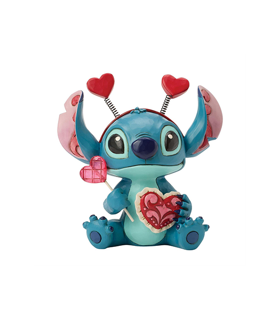 DISNEY Traditions statuette STITCH VALENTINE 13cm 6017849