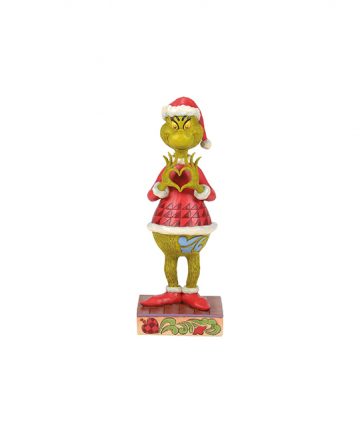 DISNEY Dr Seus statuette THE GRINCH heart hands 23cm 6017062