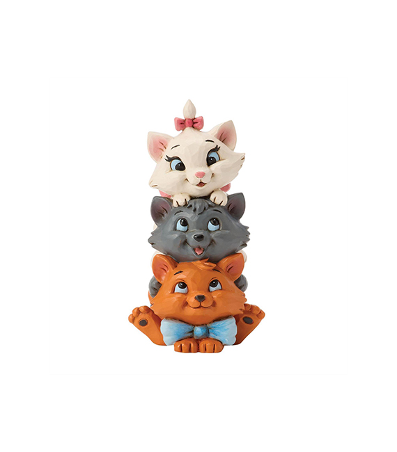 DISNEY Traditions statuette ARISTOCHATS EMPILES 9cm 6017859