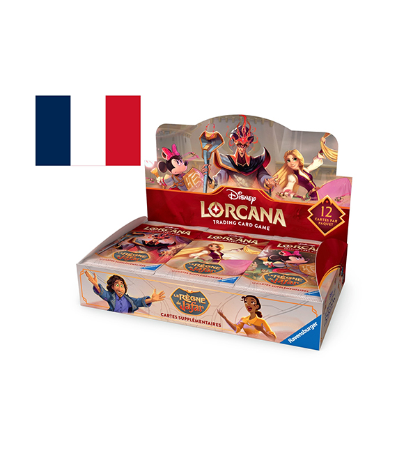 DISNEY LORCANA display de 24 boosters chapitre 8 LE REGNE DE JAFAR