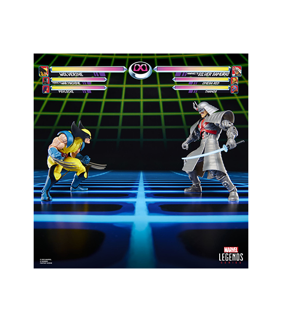 MARVEL LEGENDS Gamerverse pack 2 figurines WOLVERINE & SILVER SAMURAI – Image 2