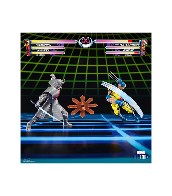 MARVEL LEGENDS Gamerverse pack 2 figurines WOLVERINE & SILVER SAMURAI – Image 3
