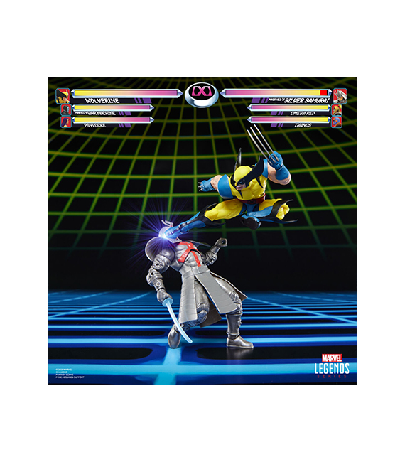 MARVEL LEGENDS Gamerverse pack 2 figurines WOLVERINE & SILVER SAMURAI – Image 4