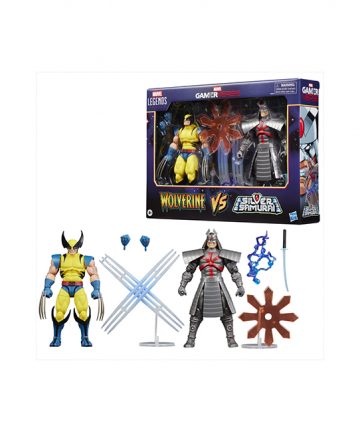 MARVEL LEGENDS Gamerverse pack 2 figurines WOLVERINE & SILVER SAMURAI