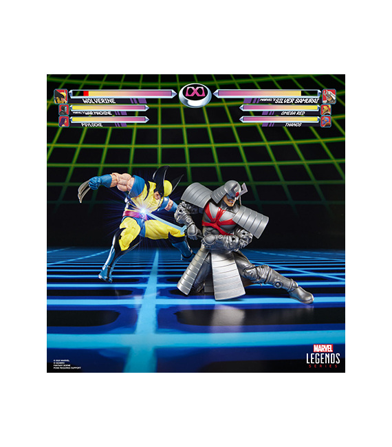 MARVEL LEGENDS Gamerverse pack 2 figurines WOLVERINE & SILVER SAMURAI – Image 5
