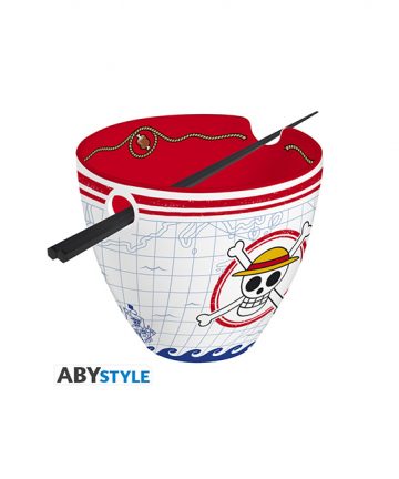 ONE PIECE bol à ramen avec baguettes MONKEY D.LUFFY
