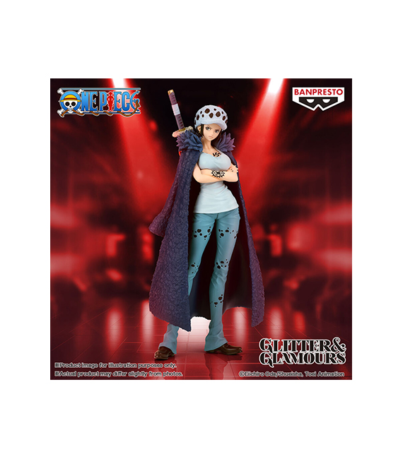 ONE PIECE figurine Glitter & Glamours TRAFALGAR LAW change 23cm