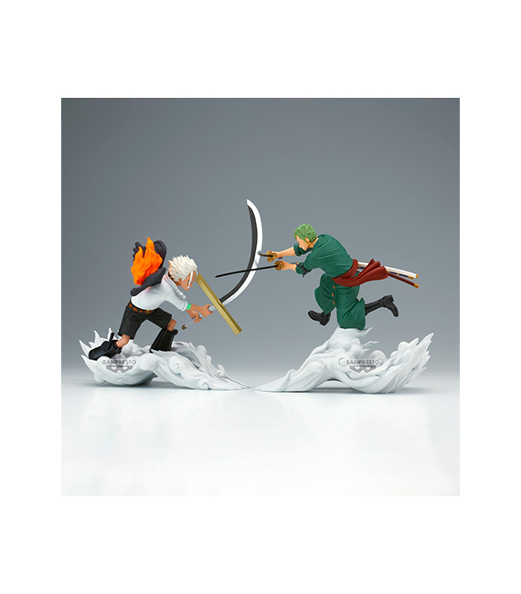 ONE PIECE figurine Zenkouzekkei RORONOA ZORO 15cm – Image 5