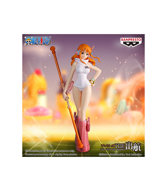 ONE PIECE figurine The Shukko NAMI version Egghead 16cm