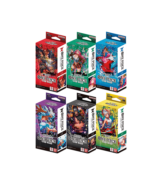ONE PIECE starter deck débutant ST-23 à ST-26