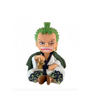ONE PIECE tirelire pvc ZOROJURO 15cm