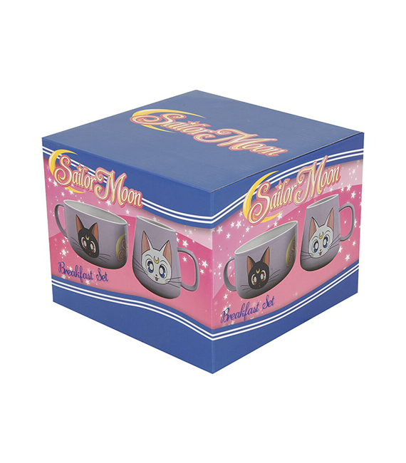 SAILOR MOON set petit déjeuner mug + bol LUNA & ARTEMIS – Image 4