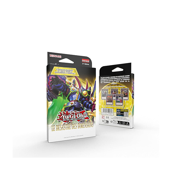 YU-GI-OH tripack LE DESASTRE DES DIMENSIONS