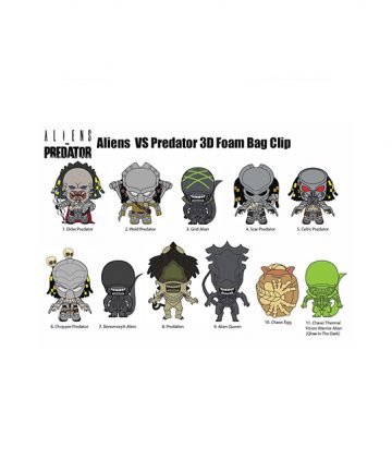 ALIEN vs PREDATOR 3D foam bag clip blind bag