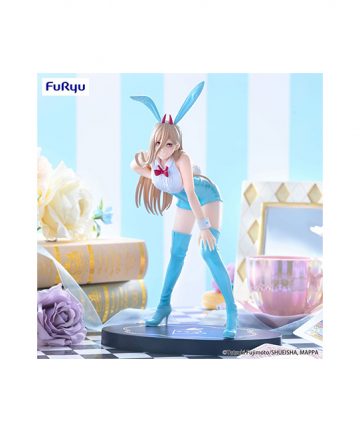 CHAINSAW MAN figurine Bicute Bunnies POWER light blue 25cm