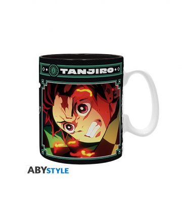 DEMON SLAYER mug 460ml TANJIRO noir & vert