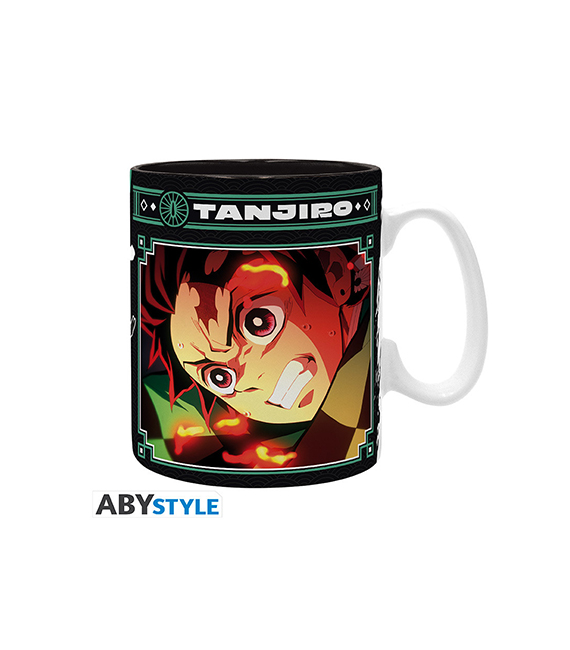 DEMON SLAYER mug 460ml TANJIRO noir & vert