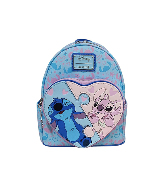 DISNEY Loungefly mini sac à dos STITCH & ANGEL