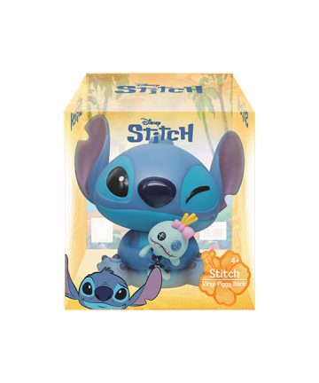 DISNEY tirelire pvc 20cm STITCH with Scrump