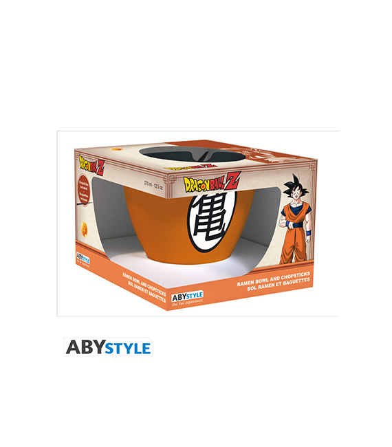 DRAGON BALL Z bol à Ramen avec baguettes symboles GOKU – Image 3