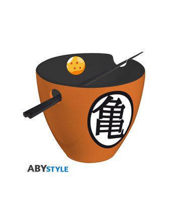 DRAGON BALL Z bol à Ramen avec baguettes symboles GOKU