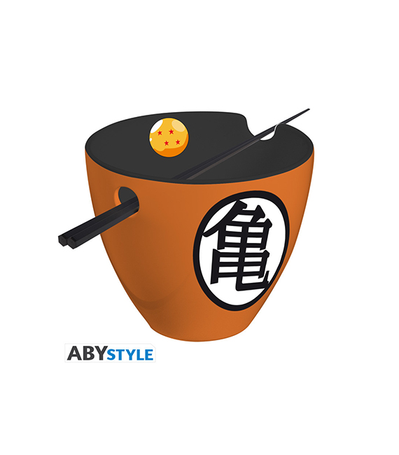 DRAGON BALL Z bol à Ramen avec baguettes symboles GOKU