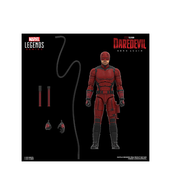 MARVEL LEGENDS figurine DAREDEVIL born again 15cm