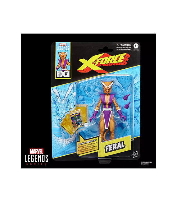MARVEL LEGENDS X-Force figurine FERAL 15cm