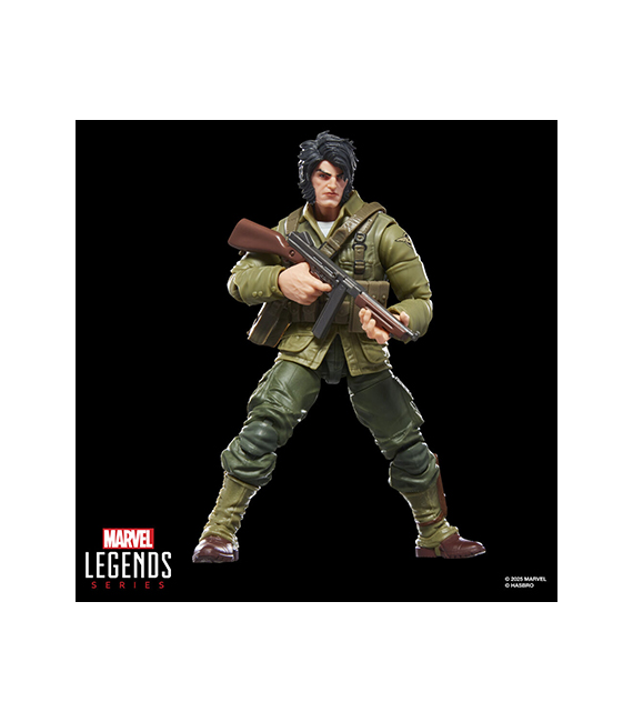 MARVEL LEGENDS figurine WOLVERINE (WWII Logan) 15cm – Image 3