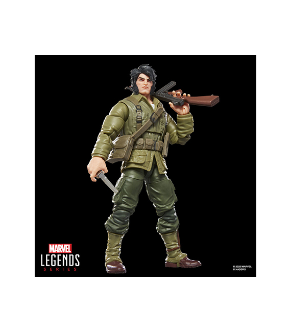MARVEL LEGENDS figurine WOLVERINE (WWII Logan) 15cm – Image 4