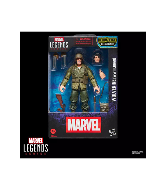 MARVEL LEGENDS figurine WOLVERINE (WWII Logan) 15cm