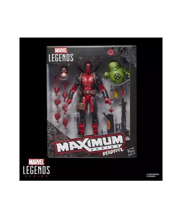 MARVEL LEGENDS maximum series figurine DEADPOOL with Doop 15cm